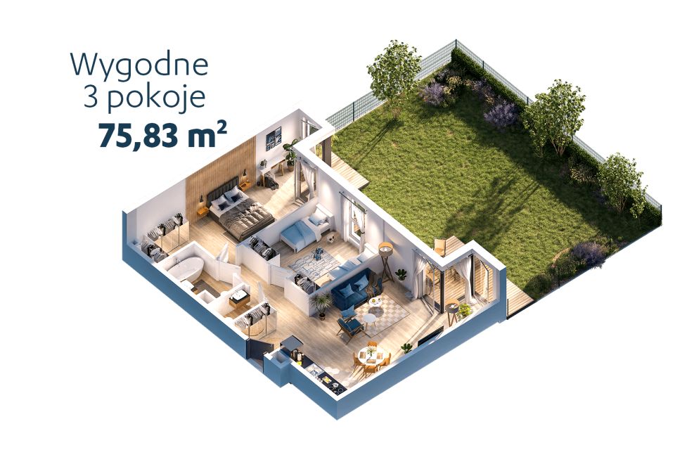 Mieszkanie blok mieszkalny przy lesie