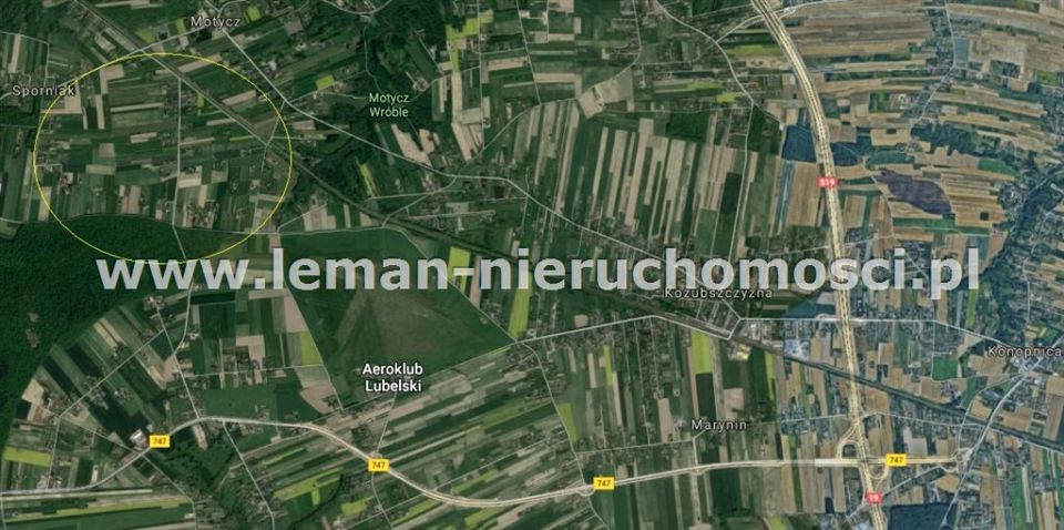 Zabudowana działka Motycz