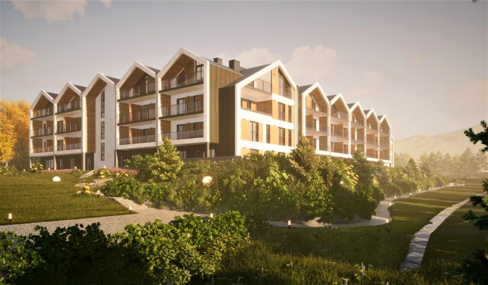 Mieszkanie apartamentowiec w górach