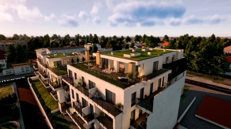 Mieszkanie apartamentowiec nad jeziorem