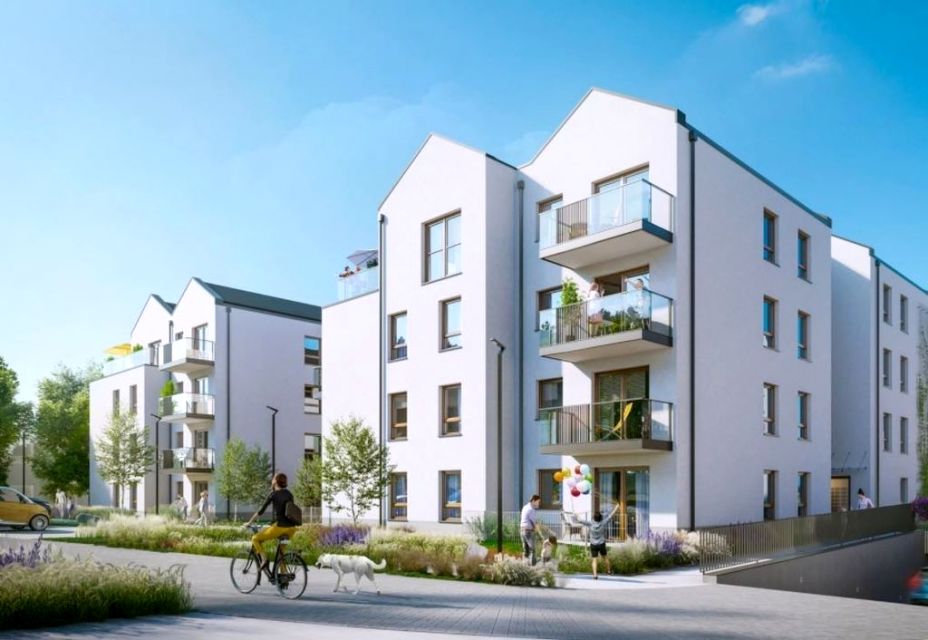 Mieszkanie blok mieszkalny nad rzeką