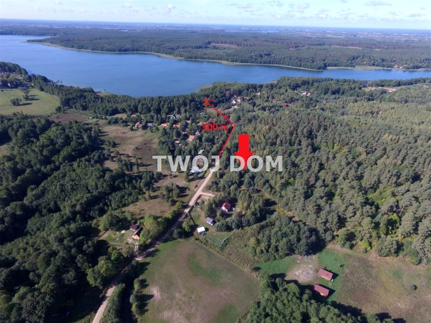 Działka przy lesie