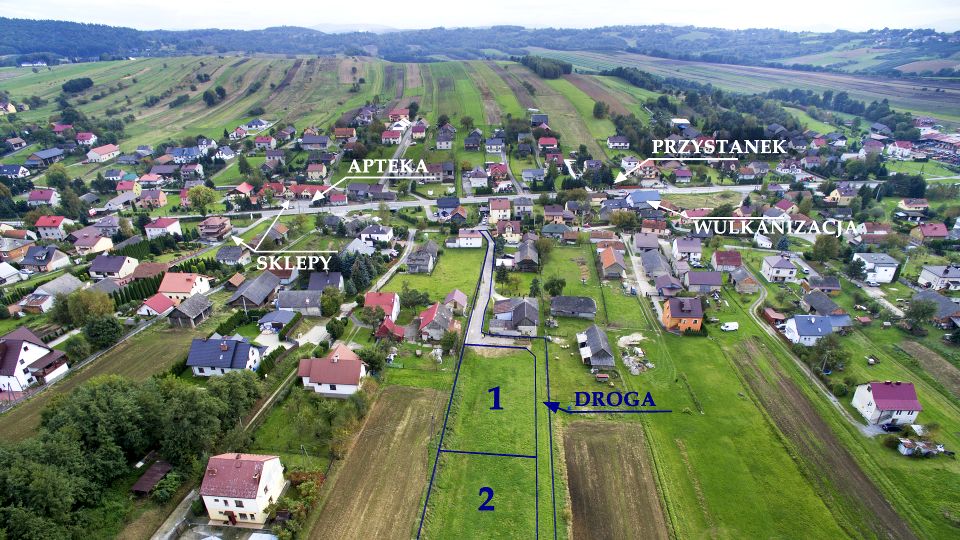 Działka budowlana Łapczyca sprzedam
