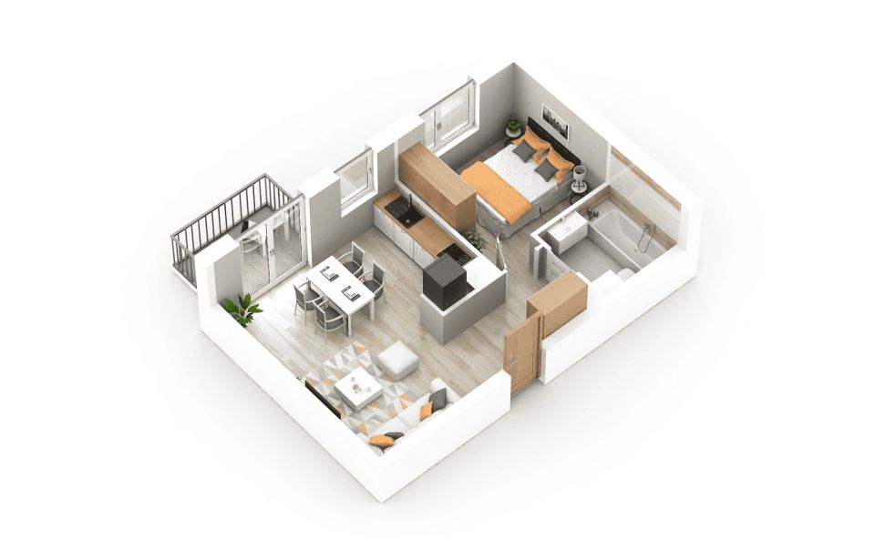 Mieszkanie blok mieszkalny Warszawa