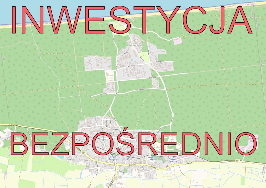 Działka budowlana Stegna