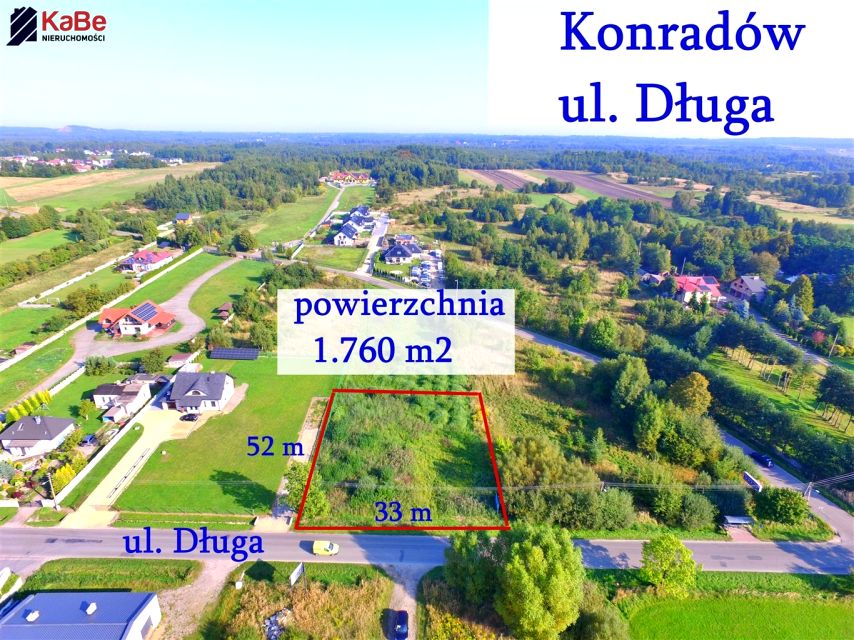 Działka budowlana Konradów