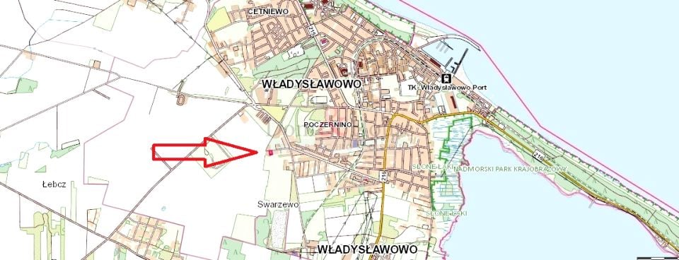 Działka usługowa Władysławowo