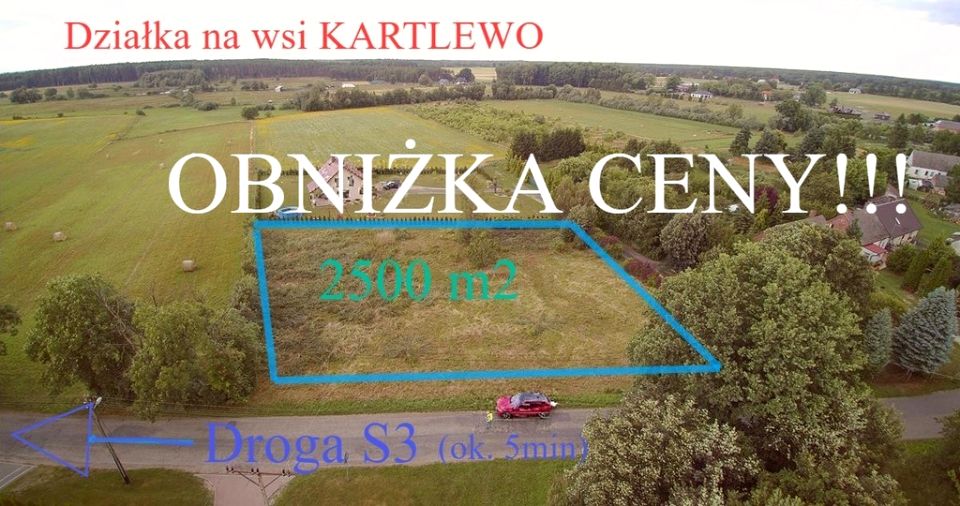 Działka rolna Kartlewo