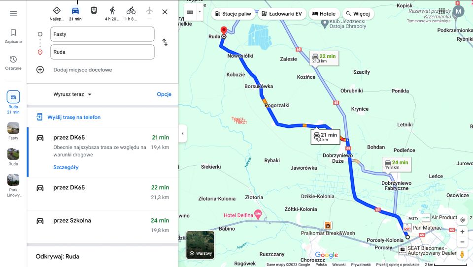Działka budowlana Ruda