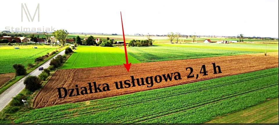 Działka usługowa Oława