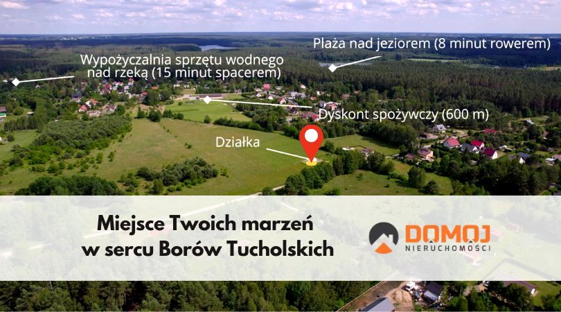 Działka budowlano-rolna Tleń