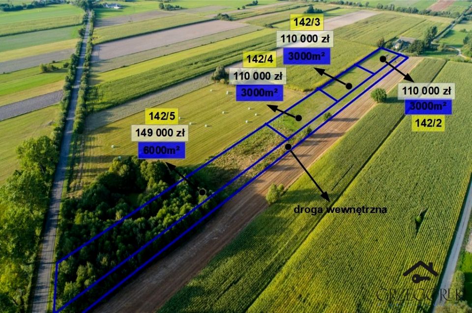 Działka rolna Ciechanowiec