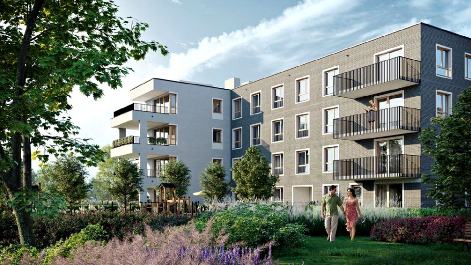 Mieszkanie apartamentowiec nad rzeką