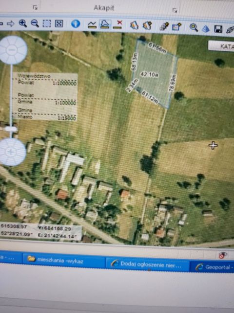 Działka budowlana Myszadła