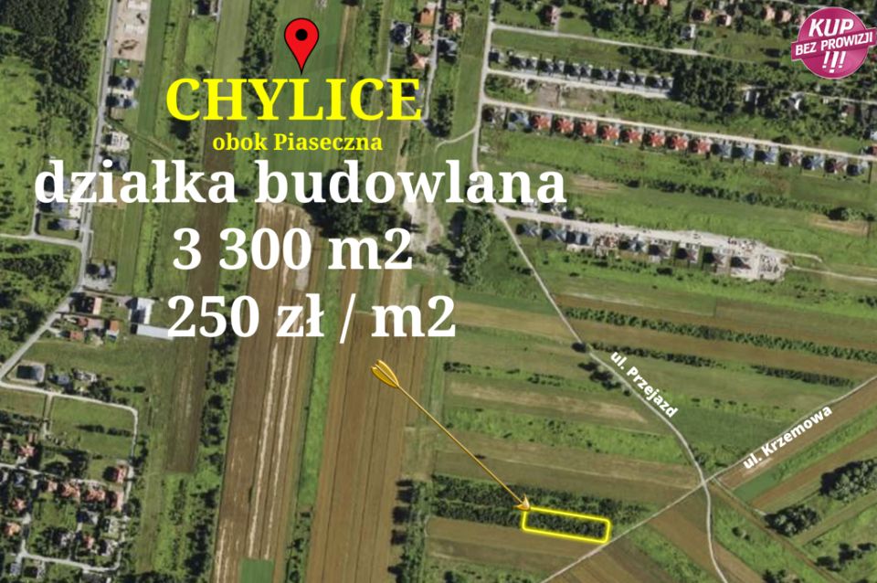 Działka przy lesie