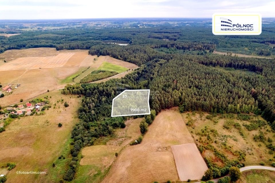 Działka leśna Grzegrzółki