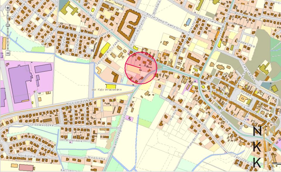 Działka budowlana Kąty Wrocławskie