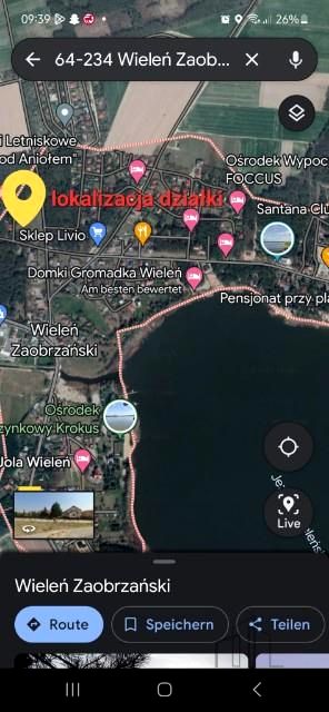 Działka inna Wieleń sprzedam