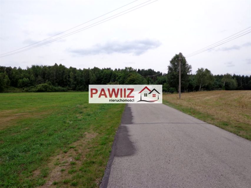 Działka przy lesie