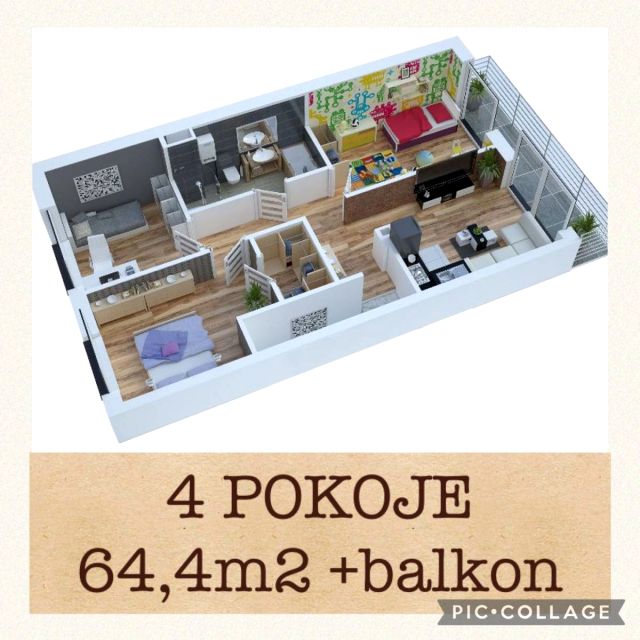 Mieszkanie Pok Pi Tro Balkon Bezczynszowe P Oty Zielona G Ra