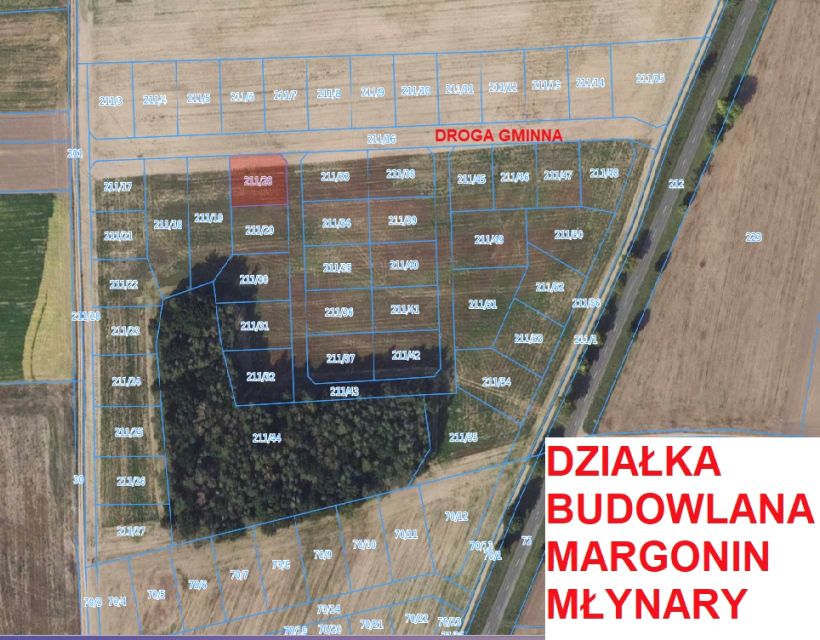 Działka budowlana Margonin
