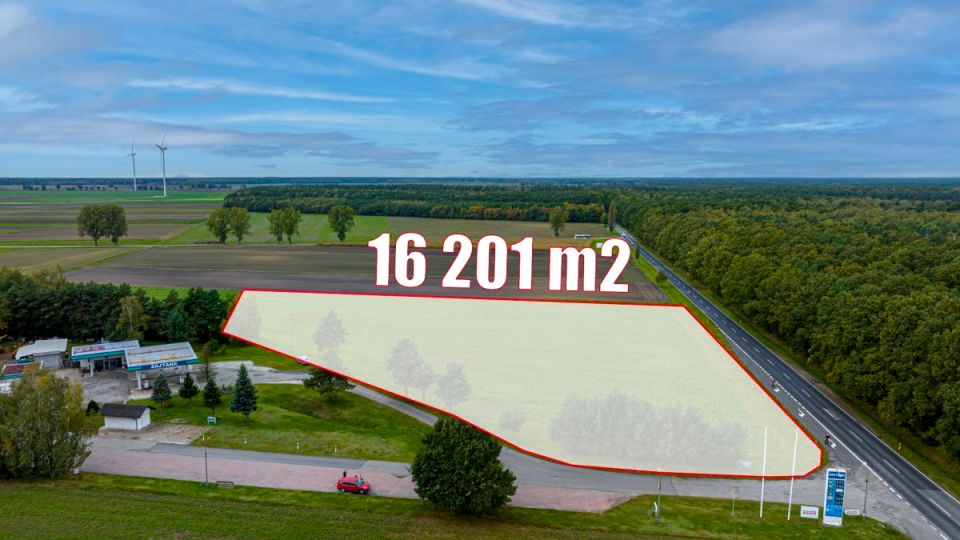 Działka usługowa Radonia