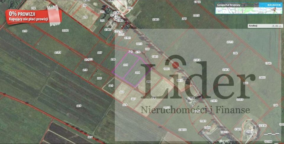 Pusta działka Charbrowo