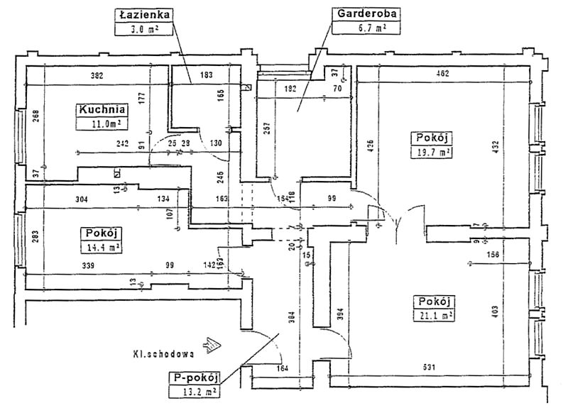 Mieszkanie blok mieszkalny Gdańsk