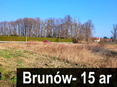 Pusta działka Brunów