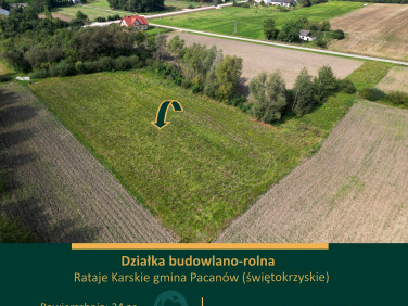 Działka budowlano-rolna Rataje Karskie