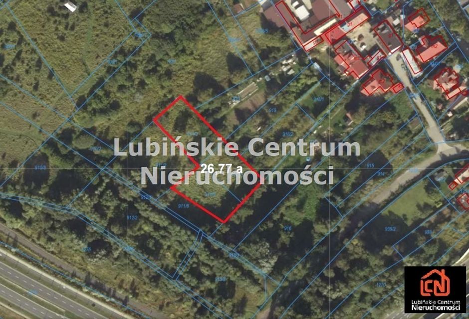 Pusta działka Lubin