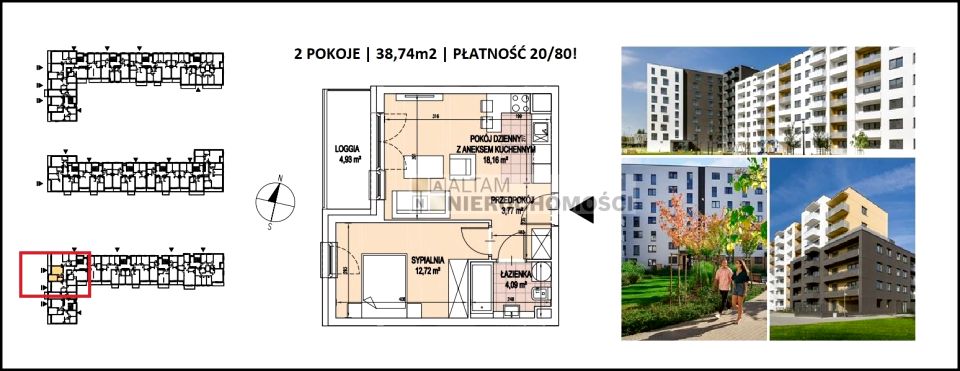 Mieszkanie blok mieszkalny sprzedaż