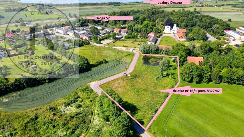Działka usługowa Komorowo Żuławskie