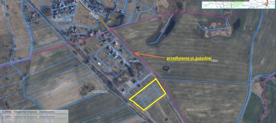 Działka budowlana Myśliborzyce sprzedam