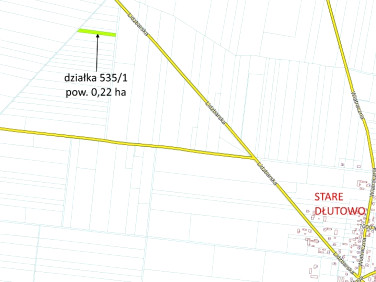 Działka rolna Stare Dłutowo