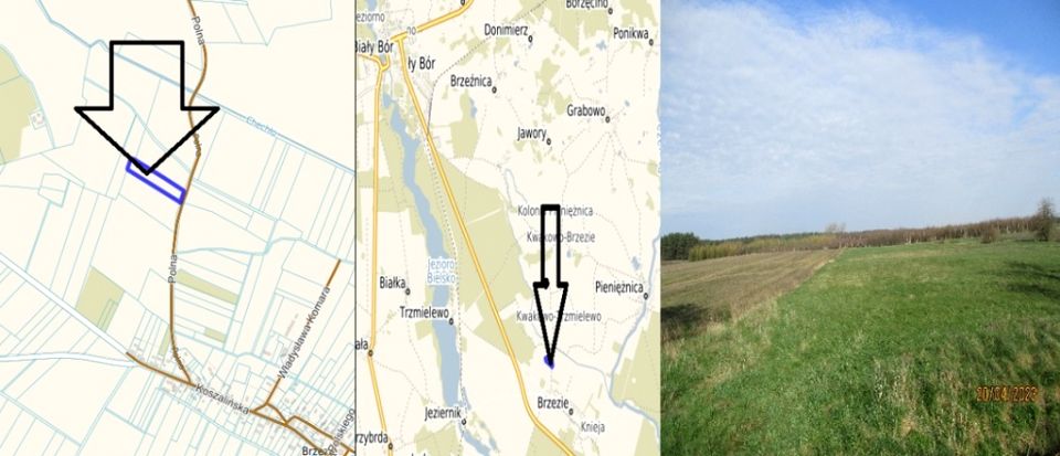 Działka rolna Brzezie