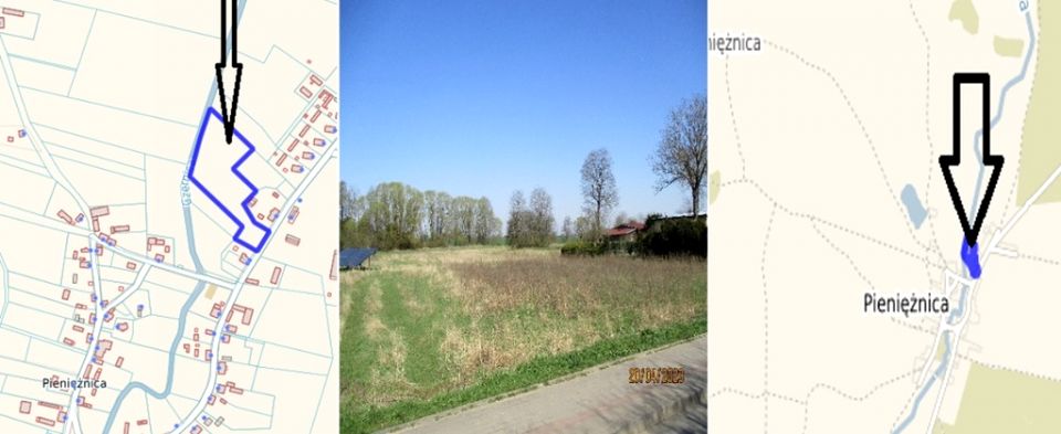 Działka rolna Pieniężnica
