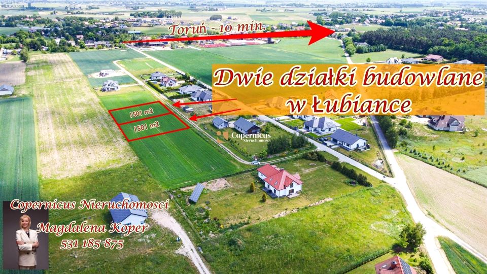 Działka budowlana Łubianka