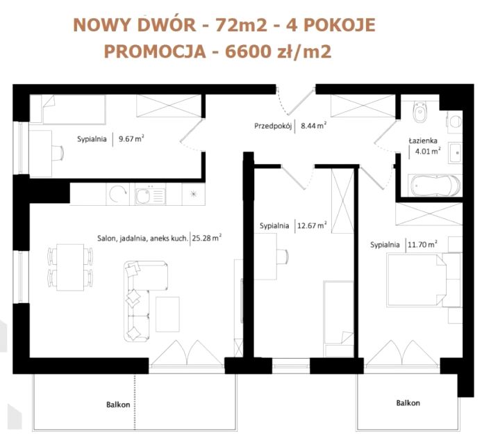 Mieszkanie Nowy Dwór Mazowiecki