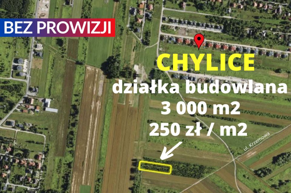 Działka budowlana Chylice