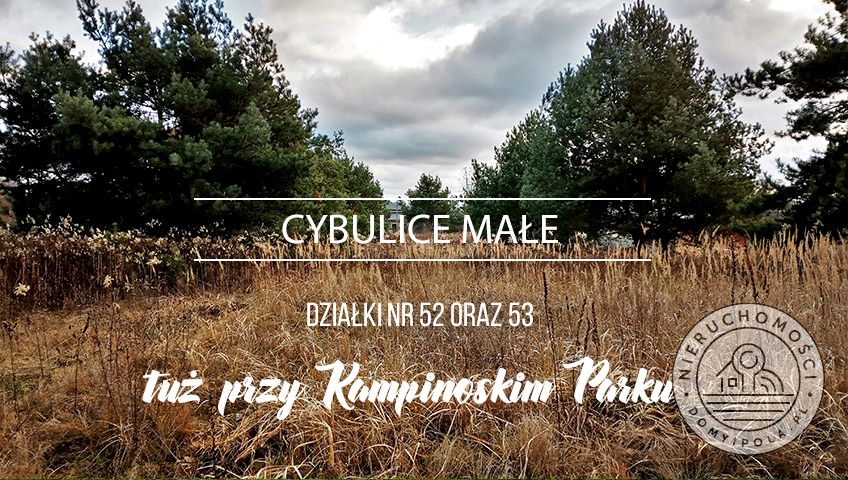 Działka Cybulice Małe