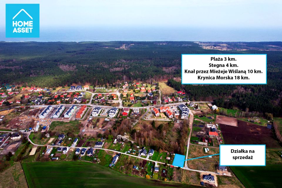 Działka budowlana Sztutowo