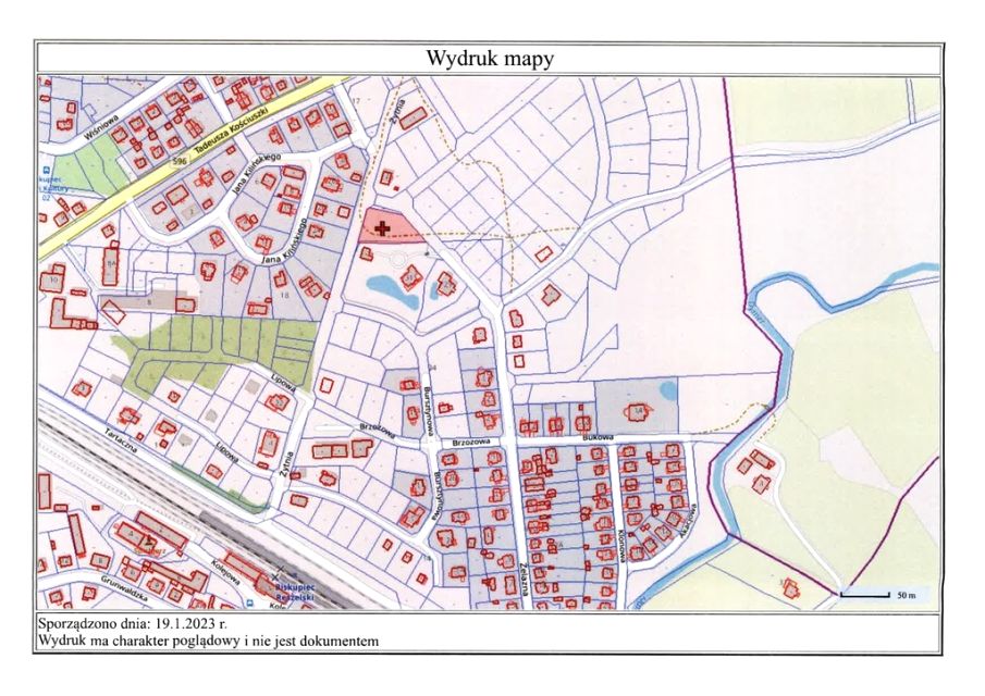 Działka budowlana Biskupiec