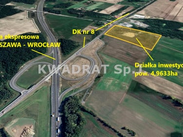 Działka inwestycyjna Słupia pod Bralinem sprzedam