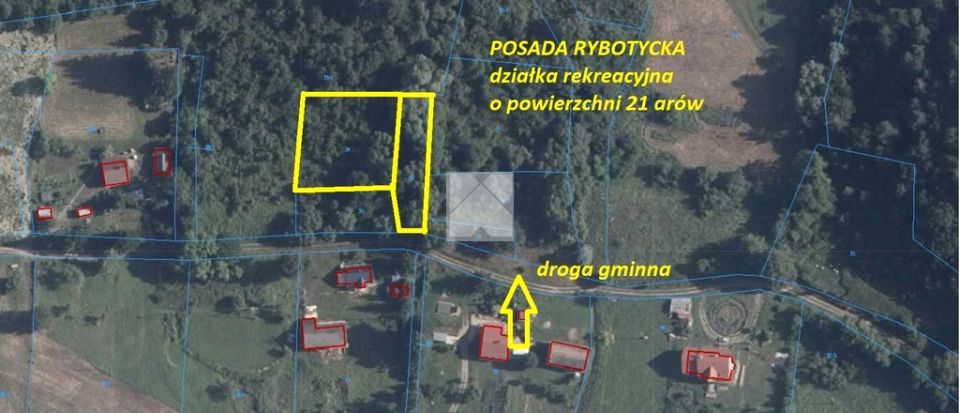 Działka budowlano-rolna Posada Rybotycka