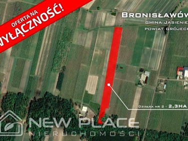 Działka rolna Bronisławów