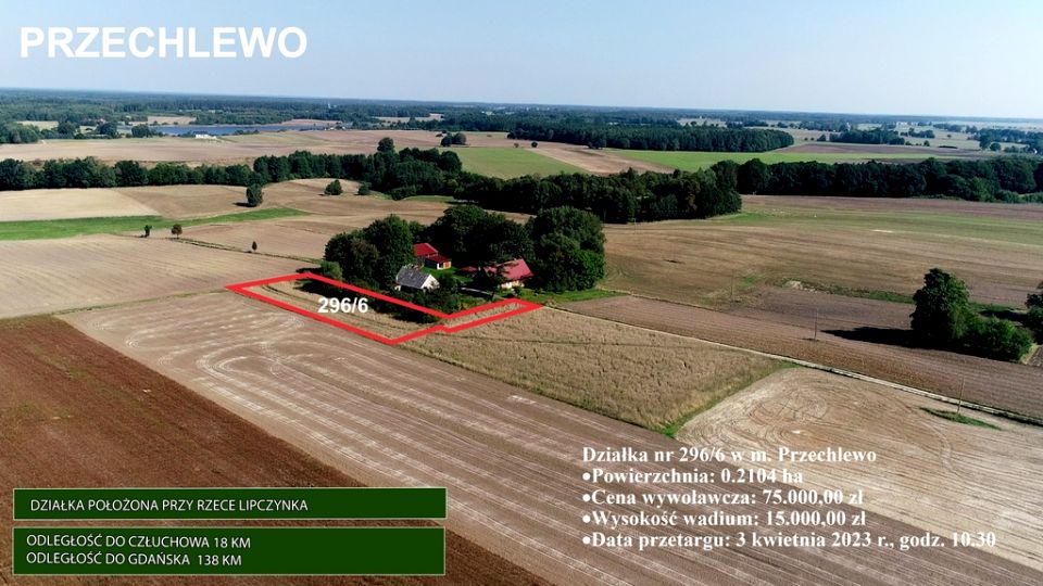 Działka budowlana Przechlewo