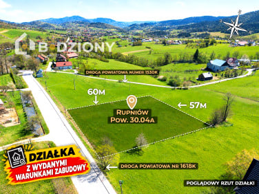 Działka budowlana Rupniów sprzedam