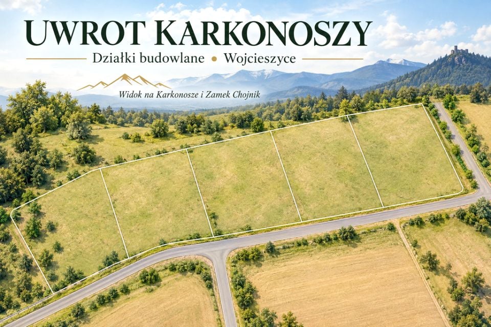 Działka przy lesie