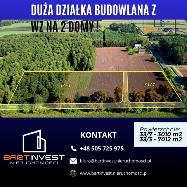 Działka budowlana Skorosze
